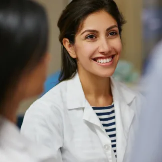 Doctor healthcare and smile of woman in hospital 2026 04 24 17 14 16 utc