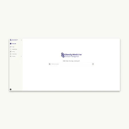 OMA Clinical Intelligence Chatbot Landing Page 500x500